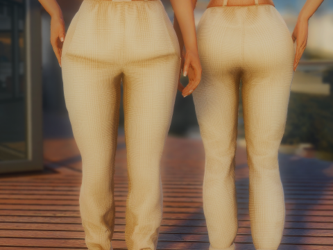 Workday Belted Pants For MP FEMALE