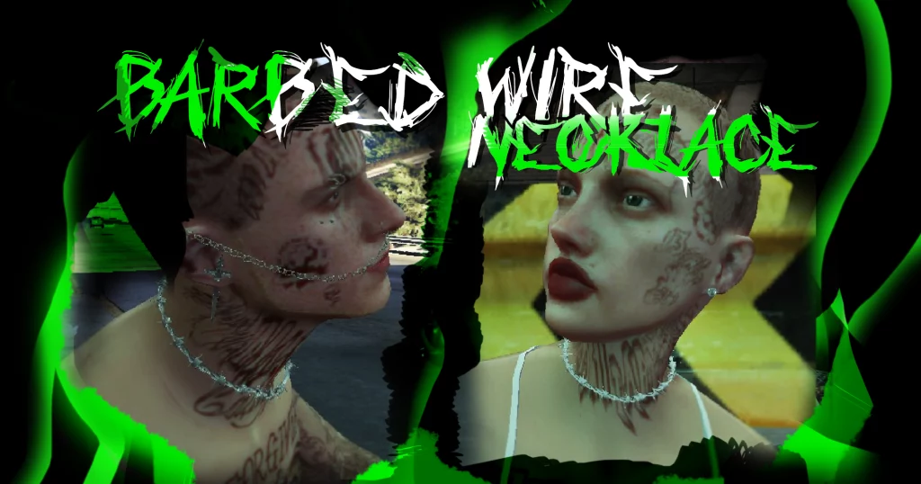 Barbed Wire Necklace for MP Male and Female 1.0