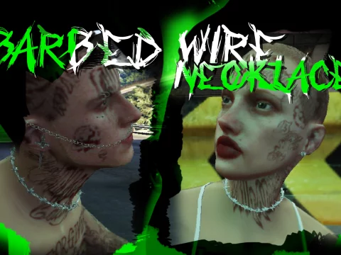 Barbed Wire Necklace for MP Male and Female 1.0