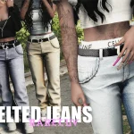 Belted Jeans For MP Female Belted Jeans For MP Female