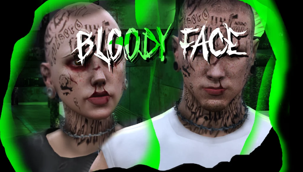 Bloody Face for MP Male and Female