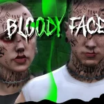 Bloody Face for MP Male and Female