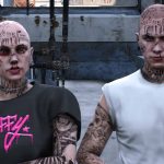 Bloody Face for MP Male and Female5