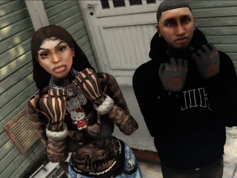 Dark Skin MP/SP Male Face