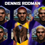 Dennis Rodman face and body texture 1.0