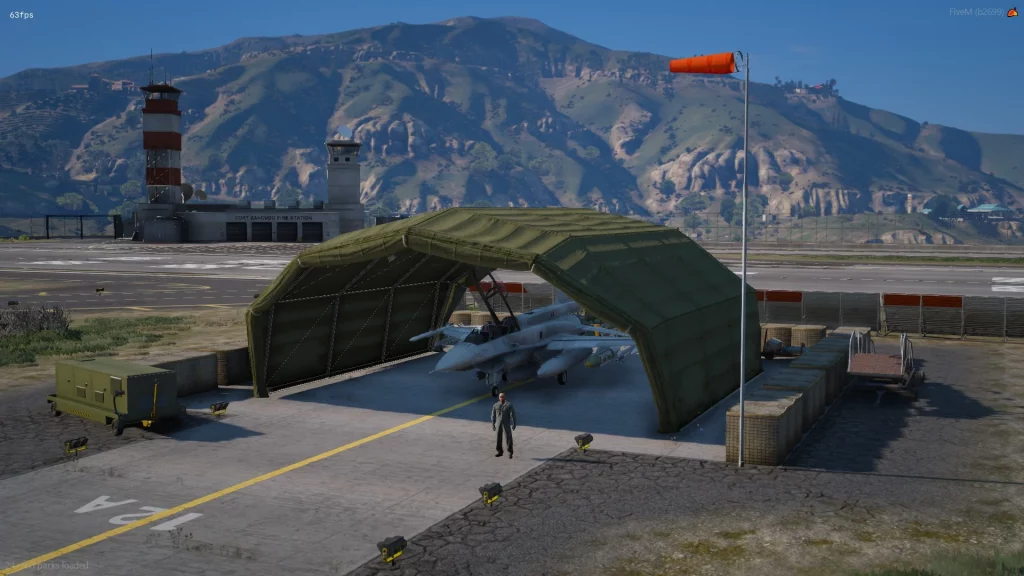 Fort Zancudo Better Hangars