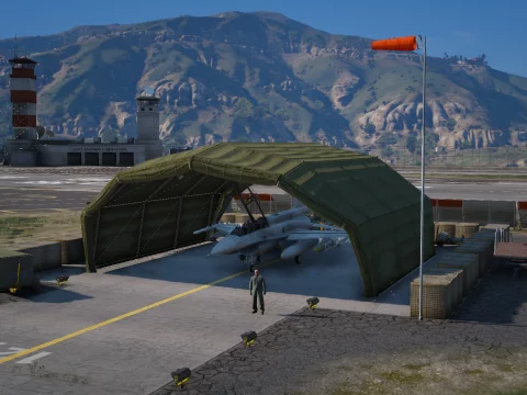 Fort Zancudo Better Hangars
