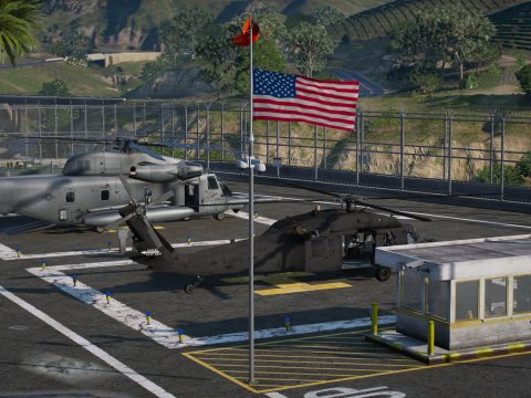 Fort Zancudo Better Heliport [FiveM / SP]