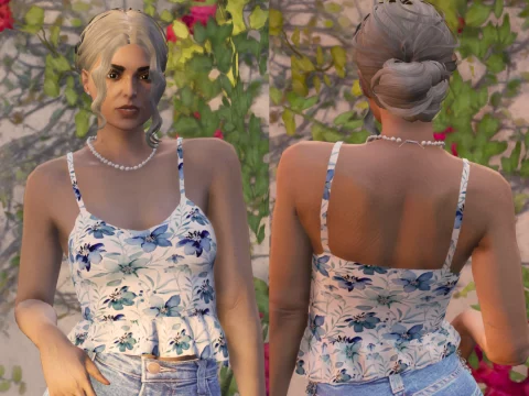Frill Cami Crop 1.0