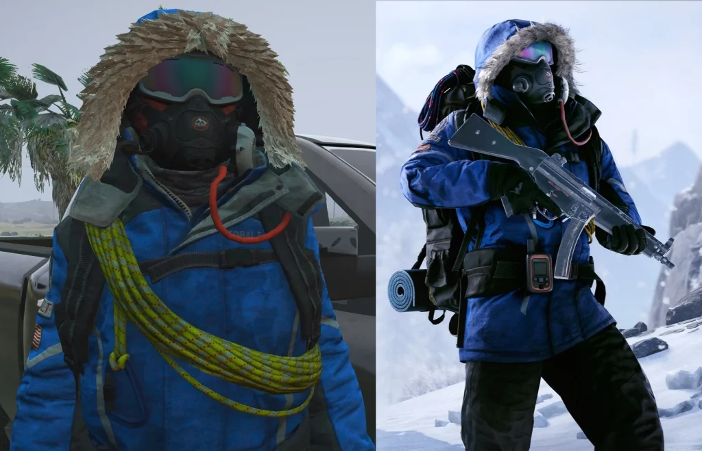 Full body Arctic suit from Rust for MP Male 1.0