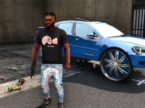 Palm Angel's Graphic Print Tee V1.0
