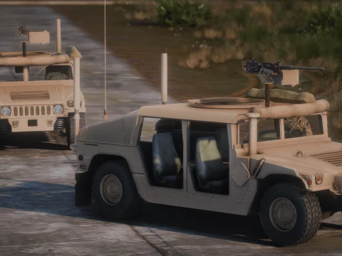 IRAQ OPEN TOP M1114 Up-Armored Humvee [Add-On] [FIVE-M] V1.0