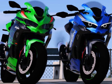 Kawasaki Ninja ZX25R KRT Edition 2023 [Add-On | Tuning | Liveries] V1.0