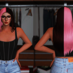 Long two tone hair for MP Female