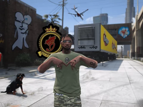 MBM - Benjart Tshirt Pack 001 - 8 Textures (MP MALE)