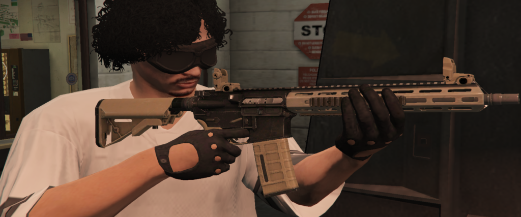 MK18 mixed with a Honey Badger [Fivem/Replace] V1.0
