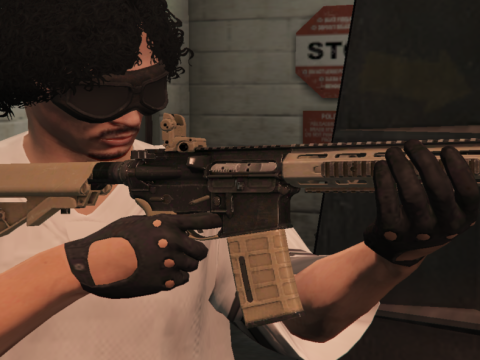 MK18 mixed with a Honey Badger [Fivem/Replace] V1.0