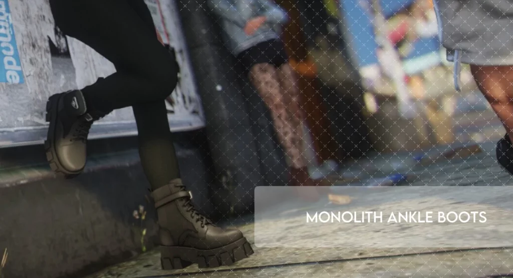 MP Female Monolith ankle Boots