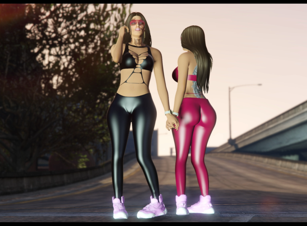 Matt Latex Outfit + Full Body Mod For Mp Female