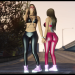 Matt Latex Outfit + Full Body Mod For Mp Female