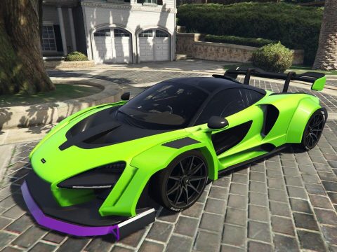 McLaren Senna Widebody Neon Edition