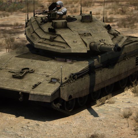 Merkava Mk.IV Israeli MBT [Add-On | LOD] V2.0 – GTA 5 mod