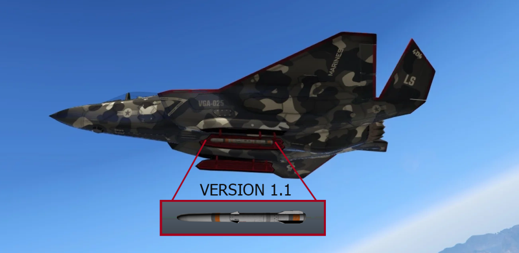 Missile 3D for F160 Raiju 1.1