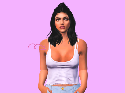 Multi Strap Tank Top for MP Female 1.0