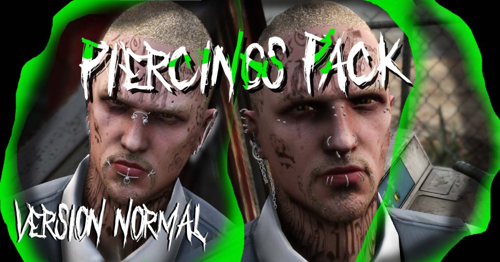 Normals Piercings Pack for MP Male and Female