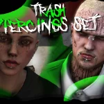 Normals Piercings Pack for MP Male and Female2