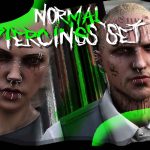 Normals Piercings Pack for MP Male and Female3