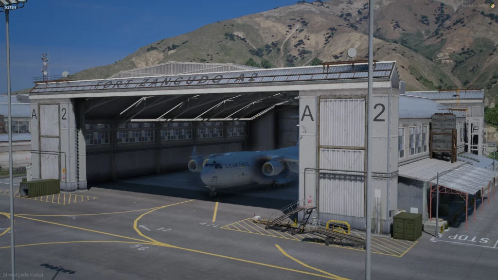 Opened Fort Zancudo Hangar