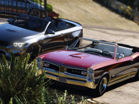 Pontiac GTO Convertible 1966 (Animated Roof) [Add-On / FiveM | Template] V1.1