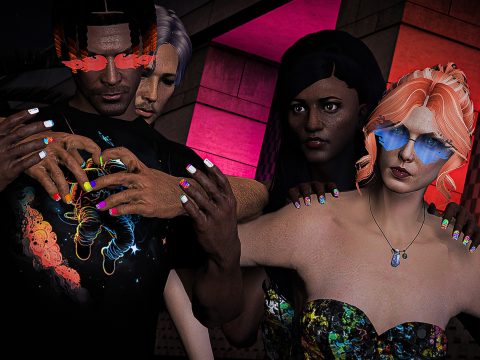 Pride Nails for MP Female