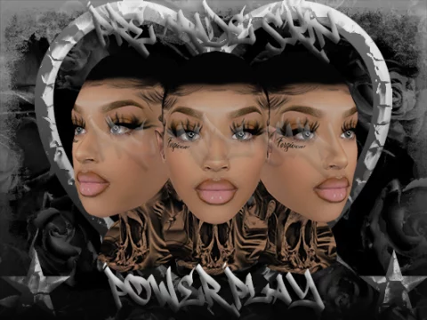 Pre Made MP/SP Female Face With Full neck Tats
