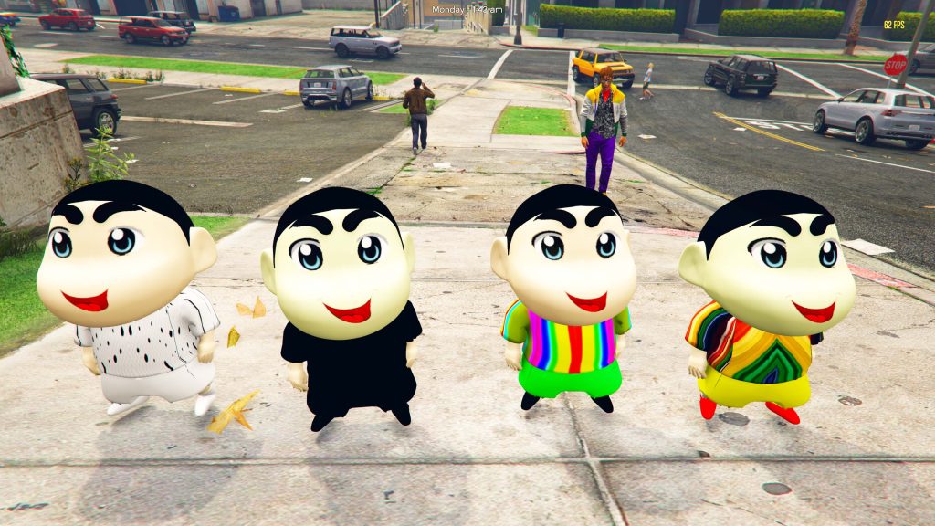 Shinchan peds by vip mafia yt V1.1