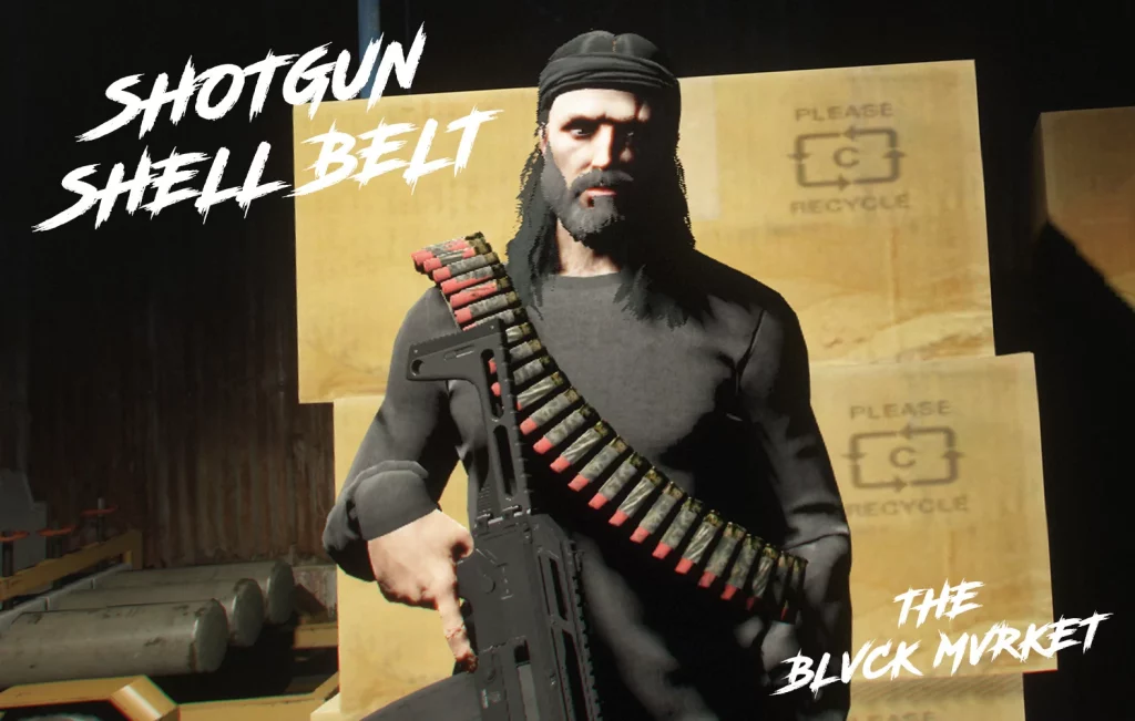 Shotgun Bullet Belt for MP Male