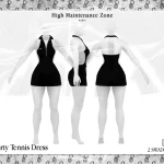 Sporty Tennis Dress for MP Female