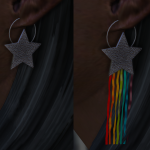 Star Earring with ribbons for MP Female/Male v1.0