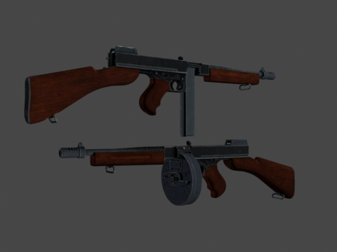 Thompson M1928A1 (Tommy Gun) V1.0