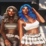 Wiley hair for MP Female 1.0
