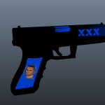 XXXtentacion Weapon Skin for the AP Pistol
