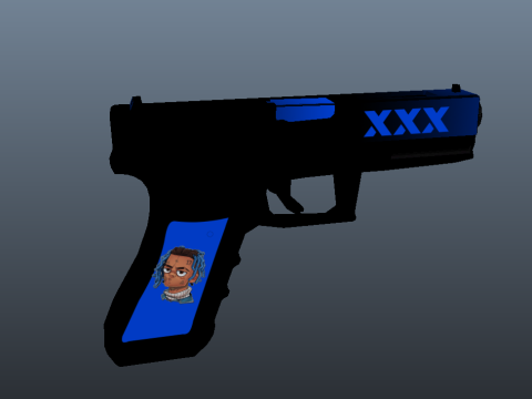 XXXtentacion Weapon Skin for the AP Pistol