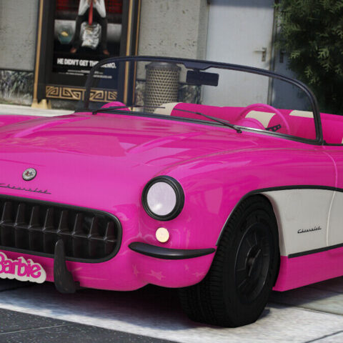 1956 Chevrolet Corvette Barbie V1.0 – GTA 5 mod