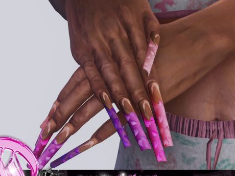 AcryGel Long Beautiful Nails for MP Female 1.0