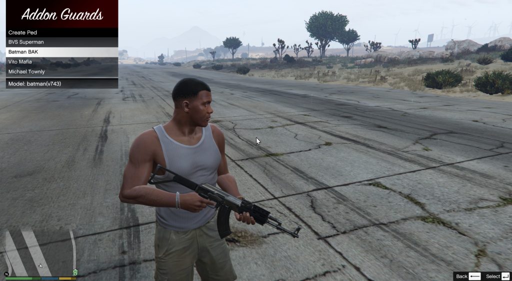 AddonPeds Bodyguard Menu