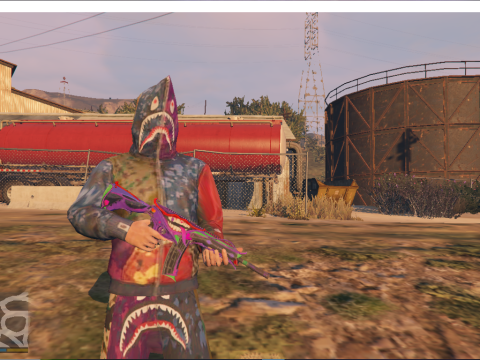 BAPE MIX CAMO HOODIE pubg 1.0