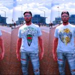 Crooks & Castles T-Shirt Pack for MP Male V1.0