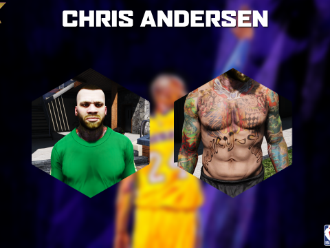 Chris Andersen face and body texture 1.0