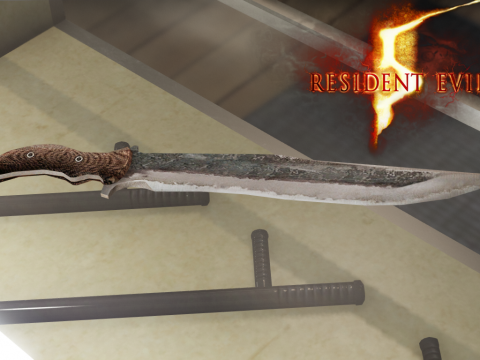 Chris Redfield combat knife - Resident evil 5